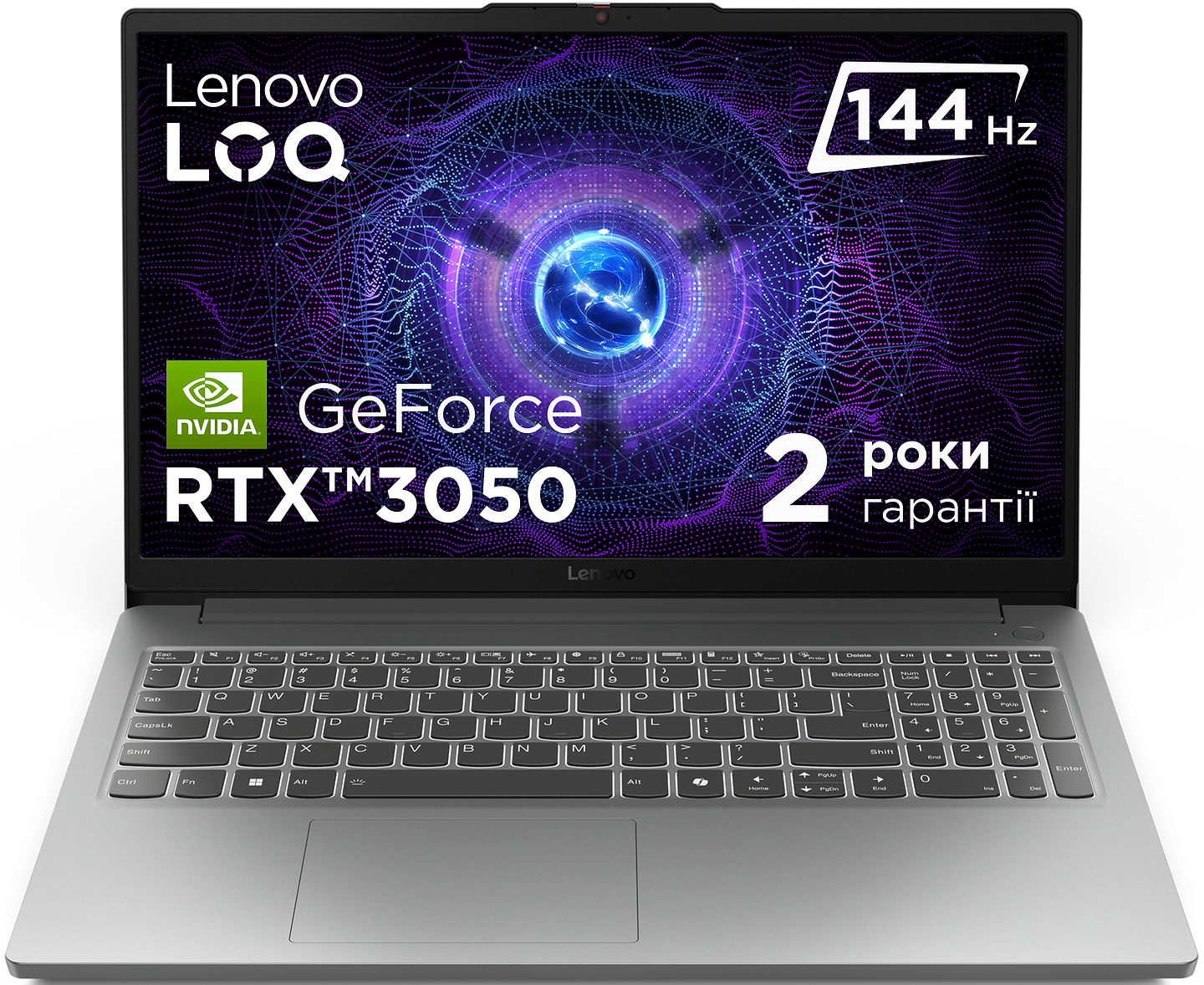 Ноутбук игровой Lenovo LOQ 15IAX9E (83LK0043RA) Luna Grey - Фото 1