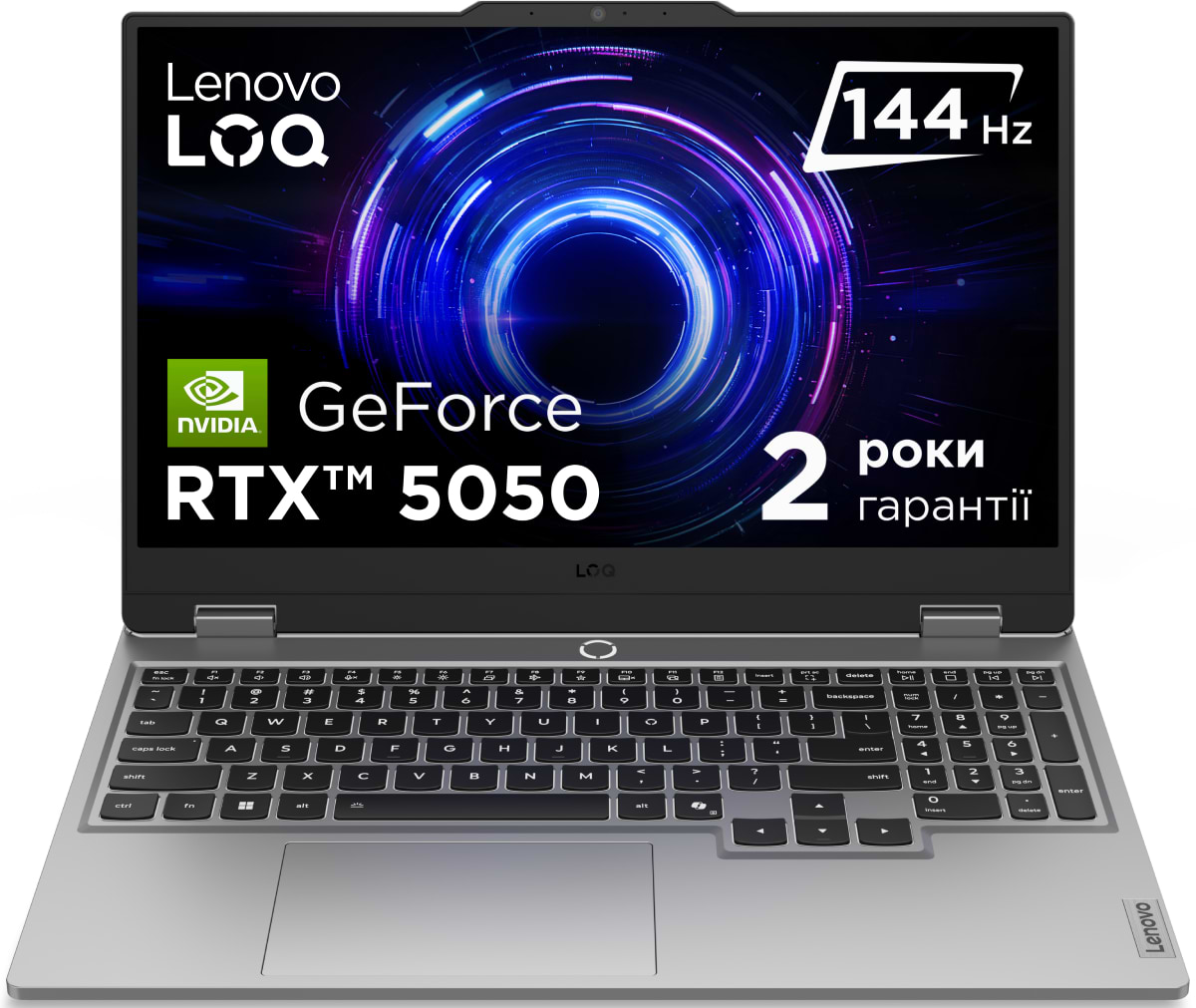 Купить Ноутбук игровой Lenovo LOQ 15IRX10 (83JE00X5RA) Luna Grey - Фото 1 Ноутбук игровой Lenovo LOQ 15IRX10 (83JE00X5RA) Luna Grey - Фото 1