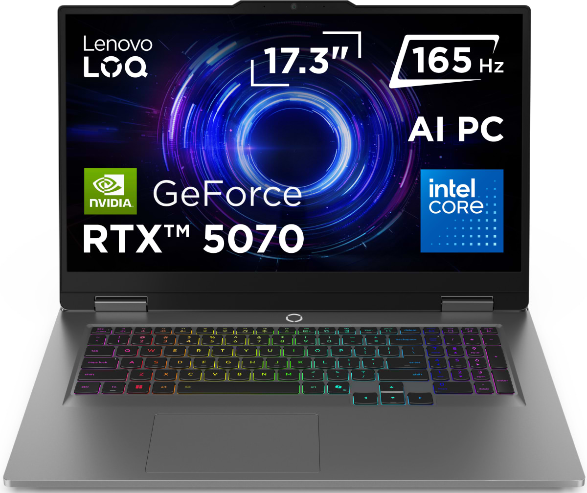 Купить Ноутбук игровой Lenovo LOQ 17IRX10 (83JH003NRA) Luna Grey - Фото 1 Ноутбук игровой Lenovo LOQ 17IRX10 (83JH003NRA) Luna Grey - Фото 1