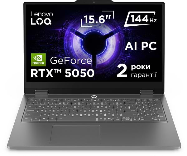 Фото - Ноутбук игровой Lenovo LOQ Essential 15IRX11 (83SC002DRA) Luna Grey