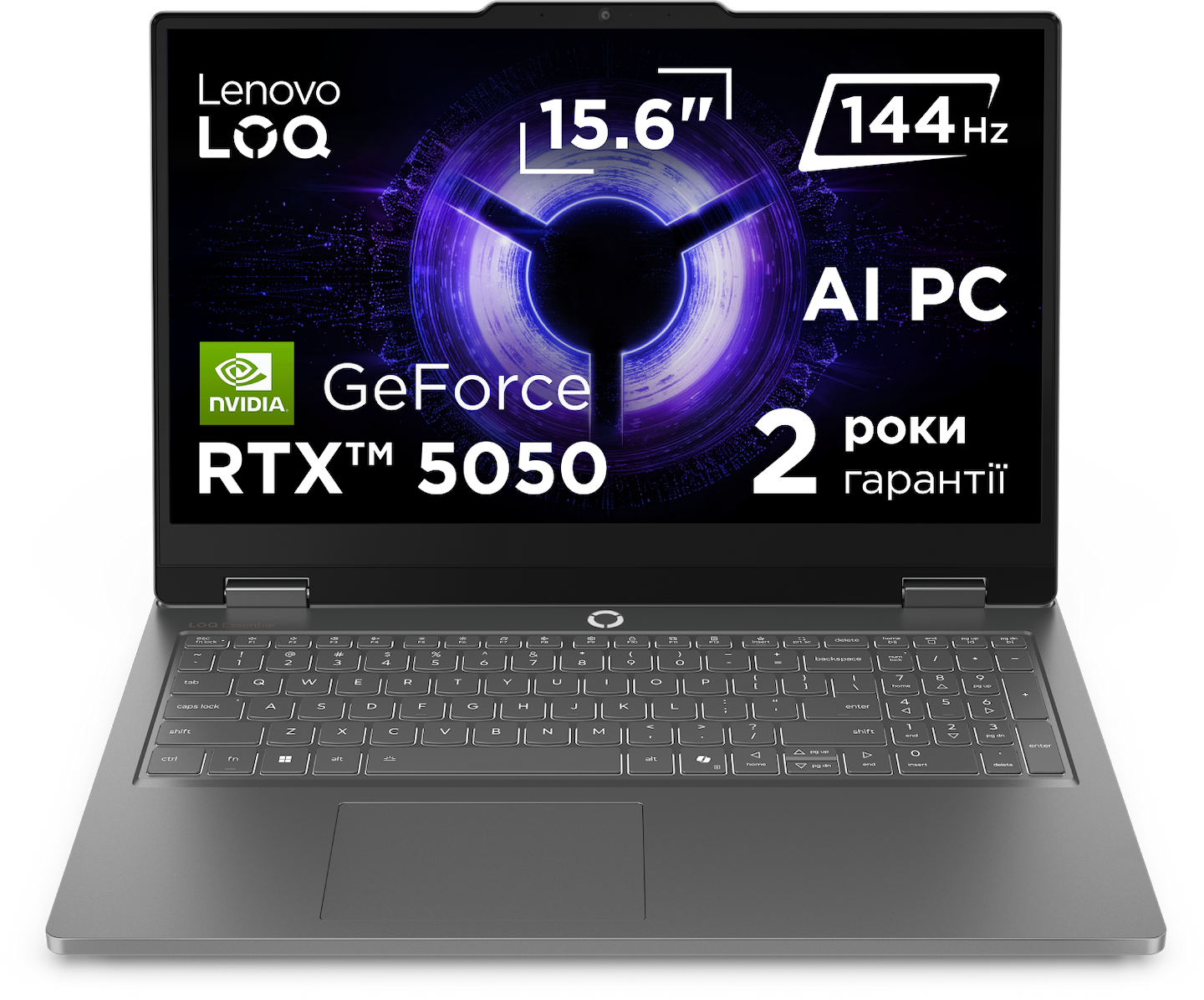 Ноутбук игровой Lenovo LOQ Essential 15IRX11 (83SC002DRA) Luna Grey