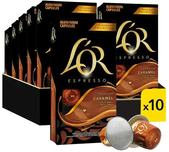 Фото - Кава в капсулах L`OR Espresso Caramel №8 (10x52г) 520г