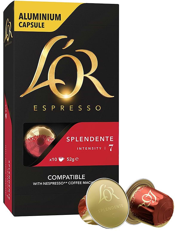 Фото - Кофе в капсулах L`OR Espresso Splendente 10 шт. Фото - Кофе в капсулах L`OR Espresso Splendente 10 шт.