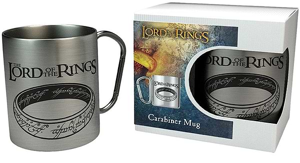 Фото - Чашка туристична 
 ABYstyle LORD OF THE RINGS One ring на карабіні (MGCM0044)