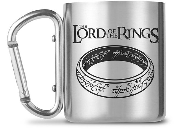Фото - Чашка туристична 
 ABYstyle LORD OF THE RINGS One ring на карабіні (MGCM0044)