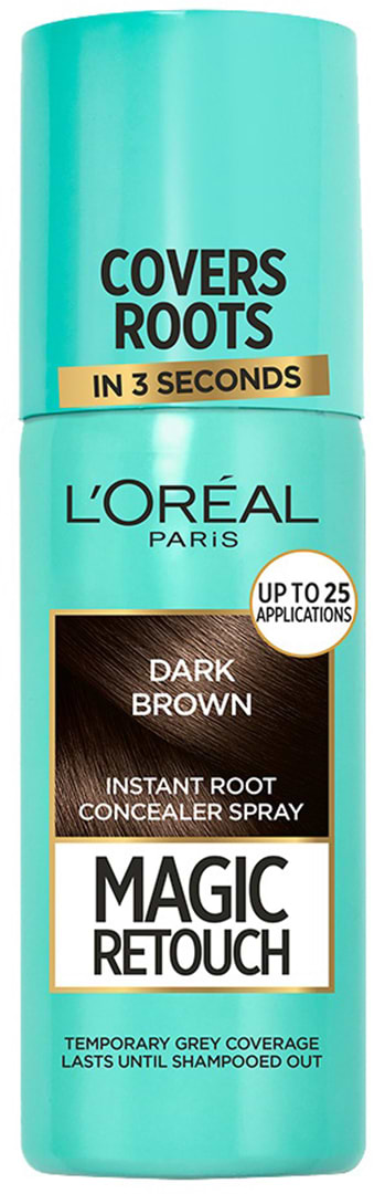 Тонирующее средство для седых волос L'Oreal Paris Magic Retouch 75 мл Темно-каштановый (3600523192694)
