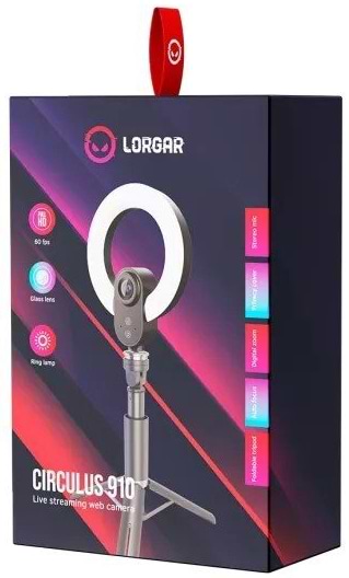 Фото - Веб-камера для компьютера Lorgar Circulus 910 Streaming 5MP 1944p Auto Focus Stereo (LRG-SC910)