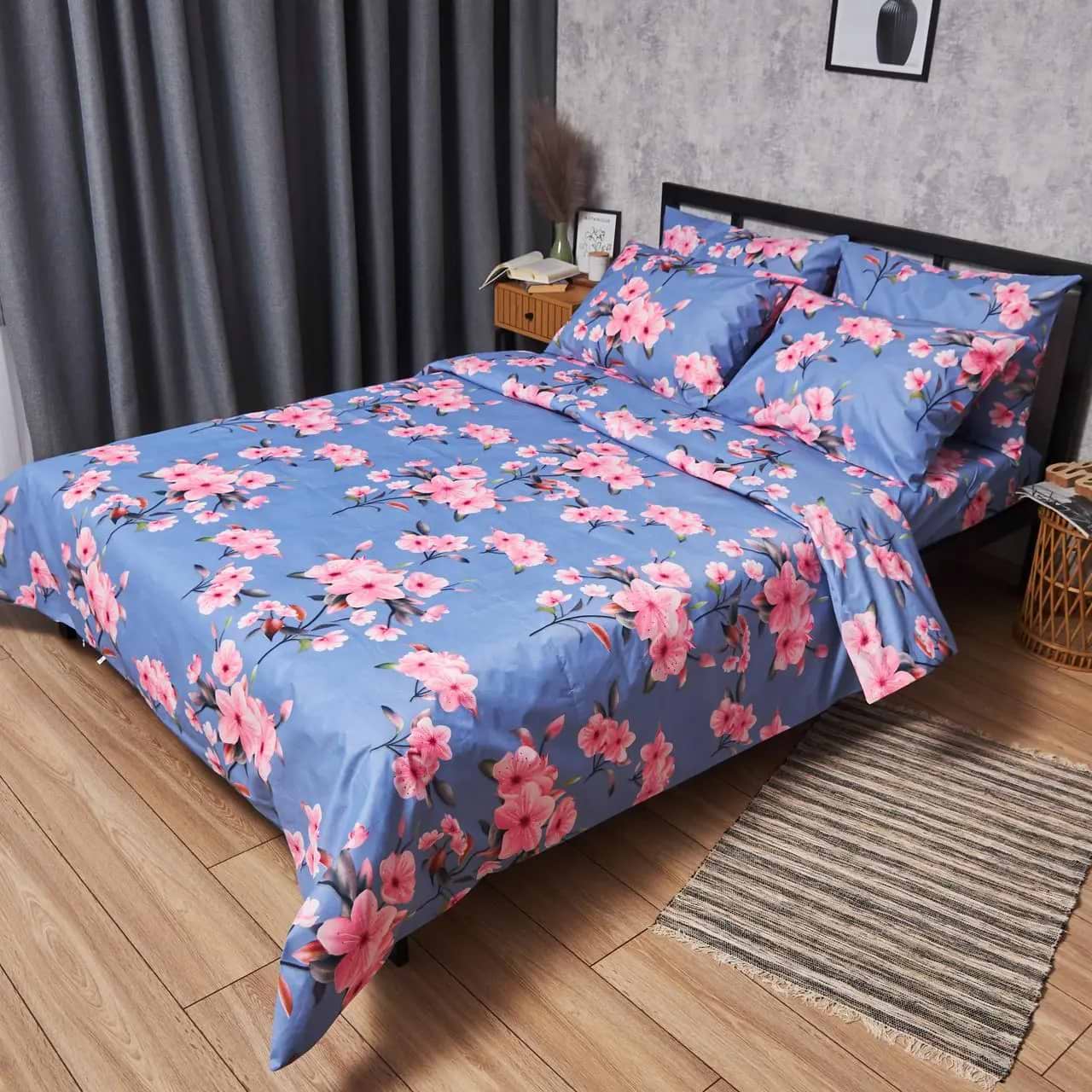 Комплект постельного белья Moon&Star Premium Blossom Sky 200х220 (MS-820007537)