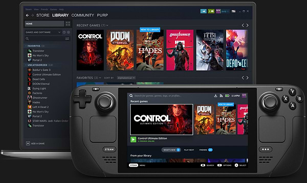 Фото - Игровая приставка портативная Valve Steam Deck 512Gb