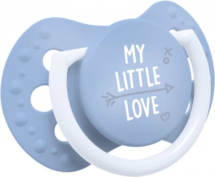 Симетрична пустушка Lovi MY LITTLE LOVE силиконовая 0-2 мес., 2 шт. (22/847boy)