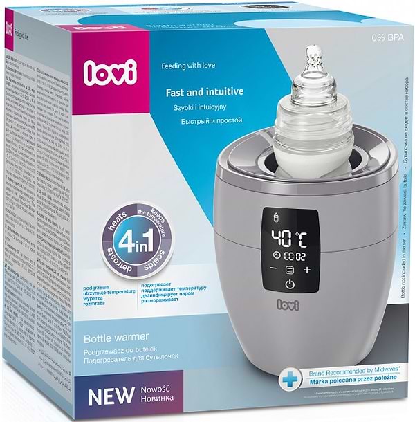 Фото - Подогреватель детских бутылочек стационарный Lovi 77/051_grey
