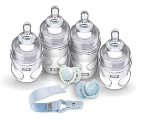 Купить Бутылочка для кормления Lovi Стартовый набор для новорожденных Baby Shower Boy (0358) - Фото 1 Бутылочка для кормления Lovi Стартовый набор для новорожденных Baby Shower Boy (0358) - Фото 1