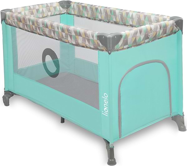 Фото - Манеж класичний Lionelo Stefi Green Mint Multicolor