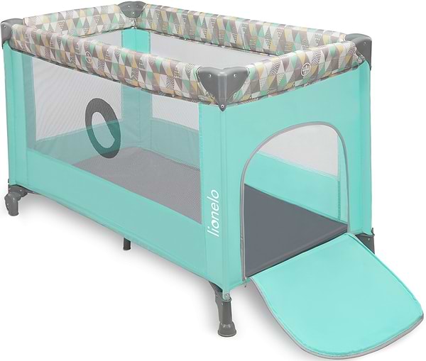 Фото - Манеж класичний Lionelo Stefi Green Mint Multicolor