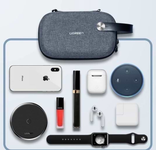 Фото - Чохол для жорсткого диска UGREEN LP152 Travel Storage Case Gray (50903)