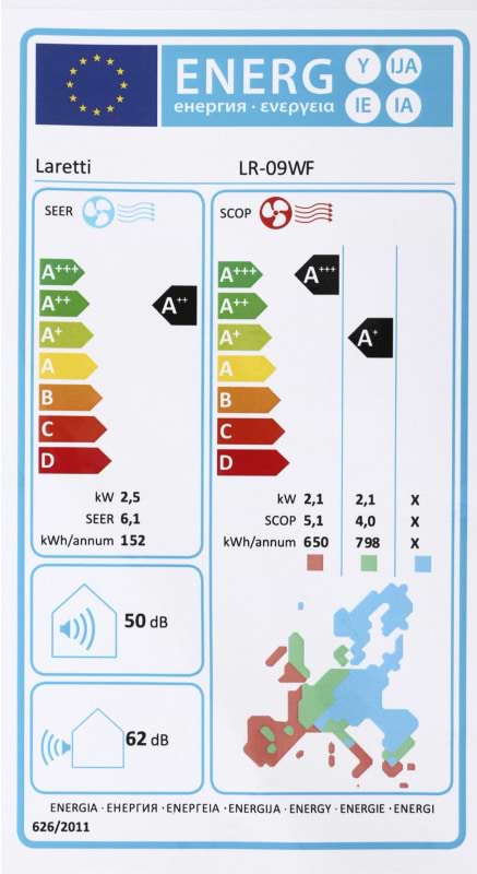 Фото - Кондиціонер спліт LARETTI LR-12WF Gold Line