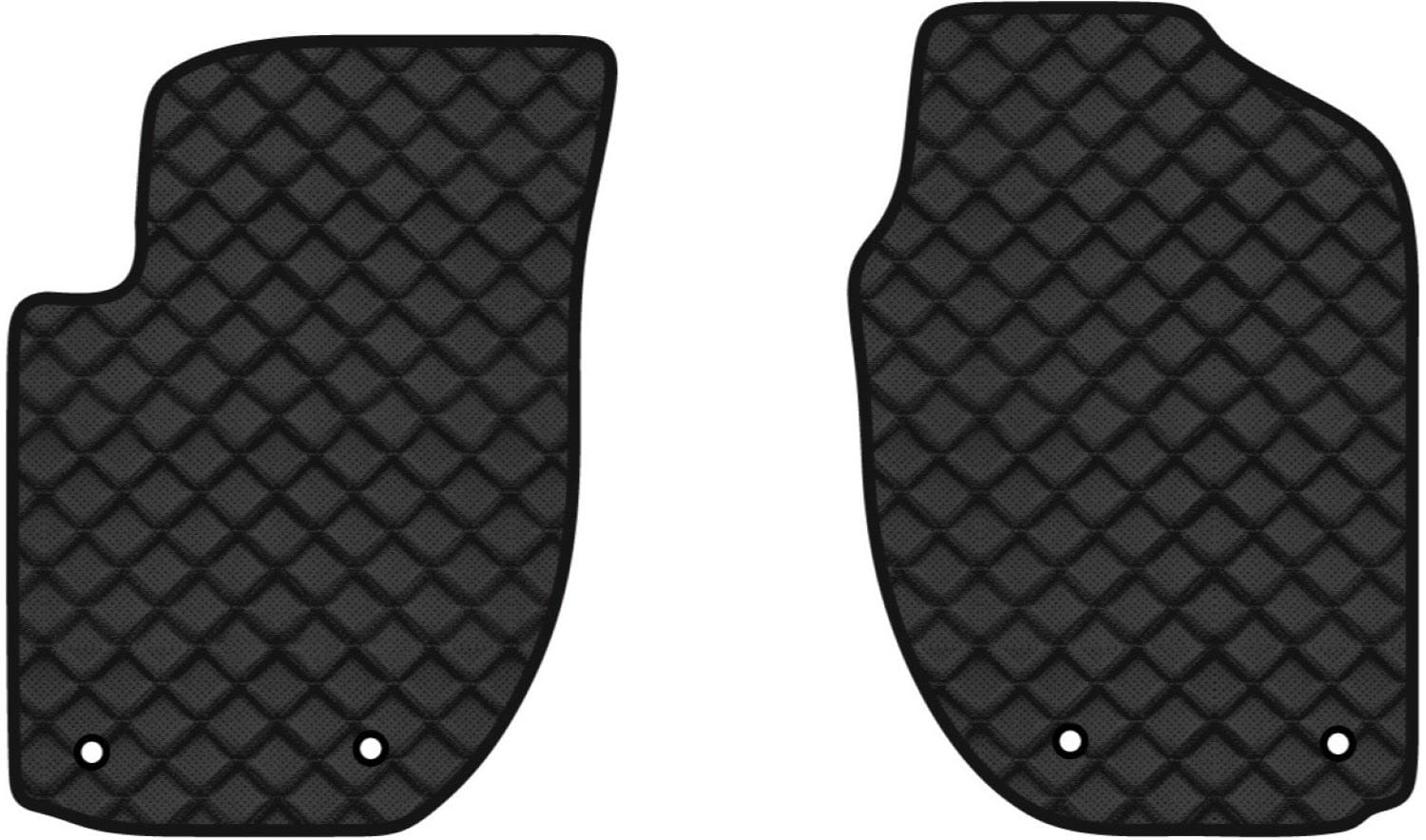 Коврики из экокожи в салон авто передние EVAtech ECO для Freelander (L314) 5-doors (with rest pedal) Land Rover 1997-2006 1 поколение SUV EU (LR22906AB2TL4BBB)