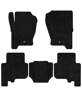 Коврики ворсовые в салон авто EVAtech Standard для Land Rover Discovery 4 (L319) 2009-2017 4 поколение SUV EU черный кант (LR3131CLB5TL2VEB)