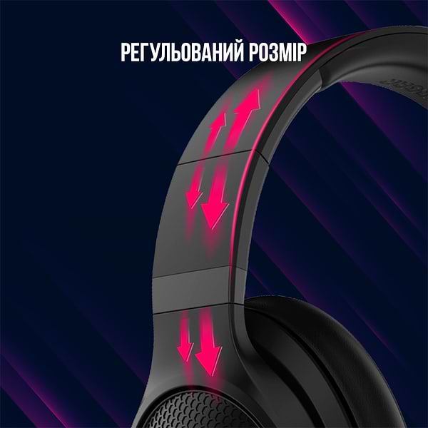 Фото - Гарнитура беспроводная игровая Lorgar Noah 501 Black (LRG-GHS501)