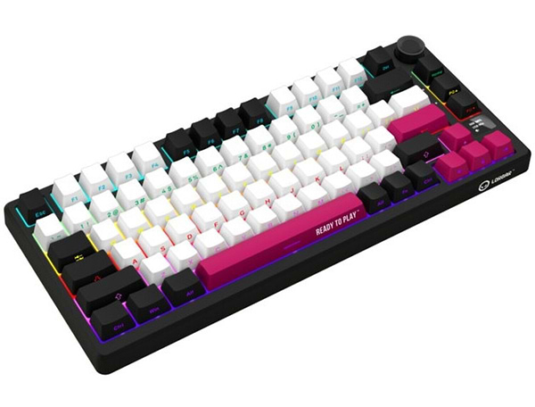 Фото - Клавіатура бездротова ігрова Lorgar KBP7075W Wireless Gaming Mechanical Pro Black-Red (LRG-KBP7075W-BK-US)