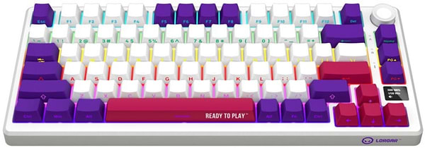 Фото - Клавіатура бездротова ігрова Lorgar KBP7075W Wireless Gaming Mechanical Pro White (LRG-KBP7075W-WH-US)