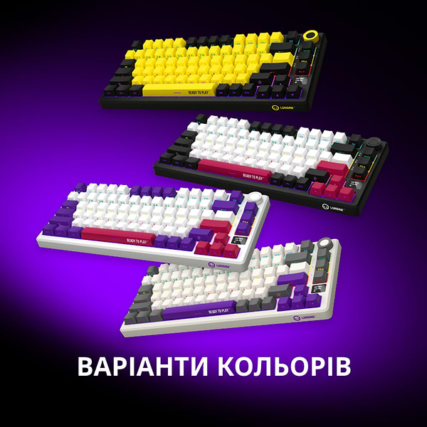 Фото - Клавіатура бездротова ігрова Lorgar KBP7075W Wireless Gaming Mechanical Pro White (LRG-KBP7075W-WH-US)