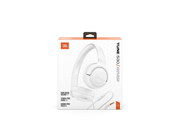 Фото - Наушники накладные проводные JBL Tune 530 White (JBLT530WHT)