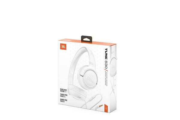 Фото - Наушники накладные проводные JBL Tune 530 White (JBLT530WHT)