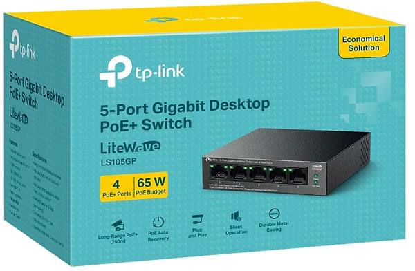 Фото - Коммутатор локальной сети (Switch) TP-Link LS105GP