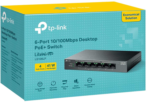 Фото - Коммутатор локальної мережі (Switch) TP-Link LS106LP