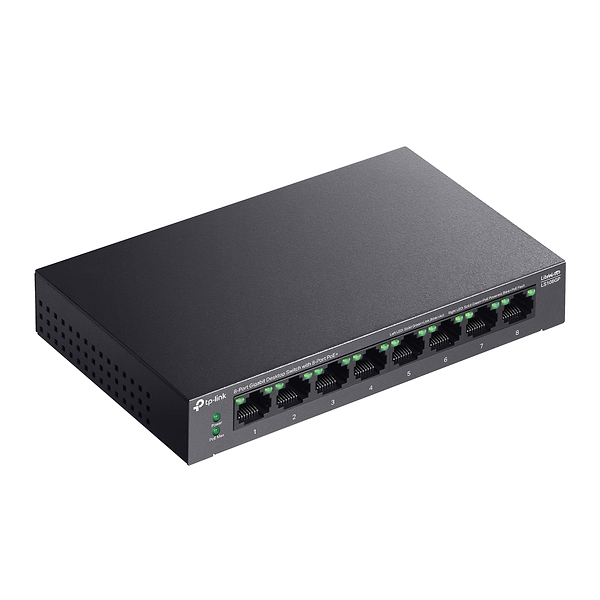 Фото - Коммутатор локальної мережі (Switch) TP-Link LS108GP