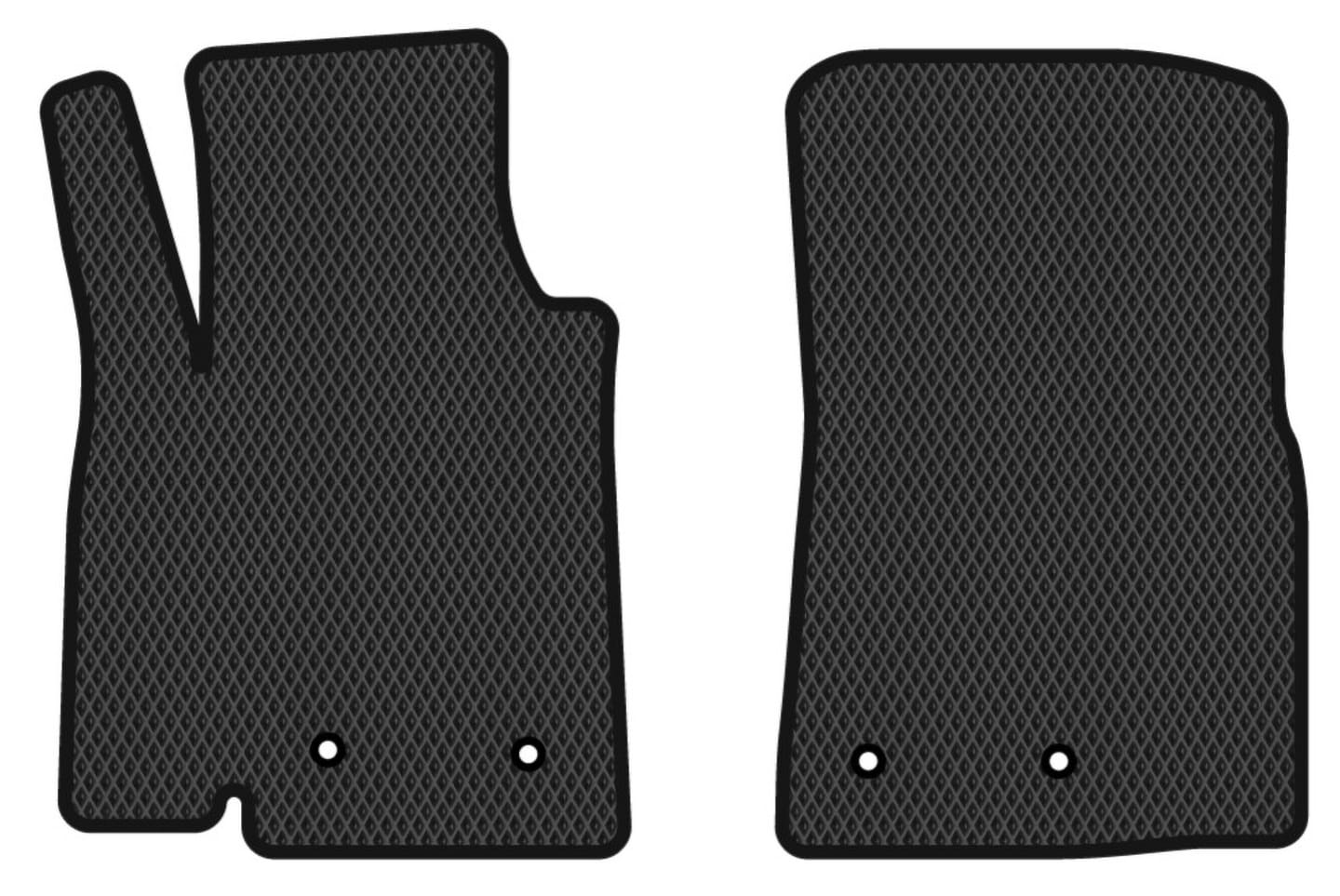 EVA коврики в салон авто передние EVAtech для LX 570 (URJ200) 7 seats Restyling Lexus 2012-2022 3 поколение SUV EU LS22174A2TL4RBB