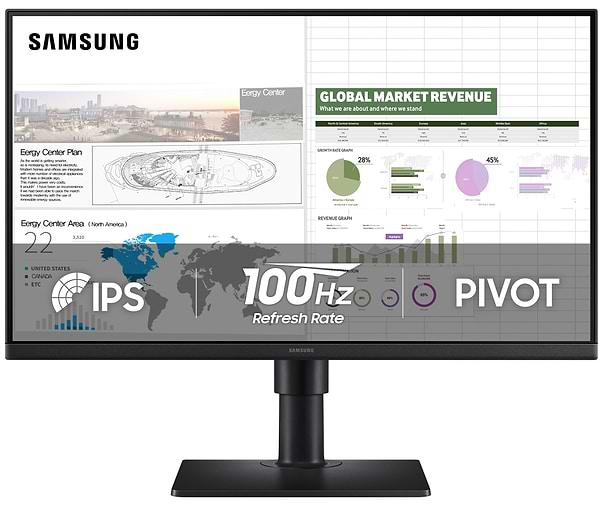 Фото - Монитор Samsung S24D400 (LS24D400GAIXCI/UA)