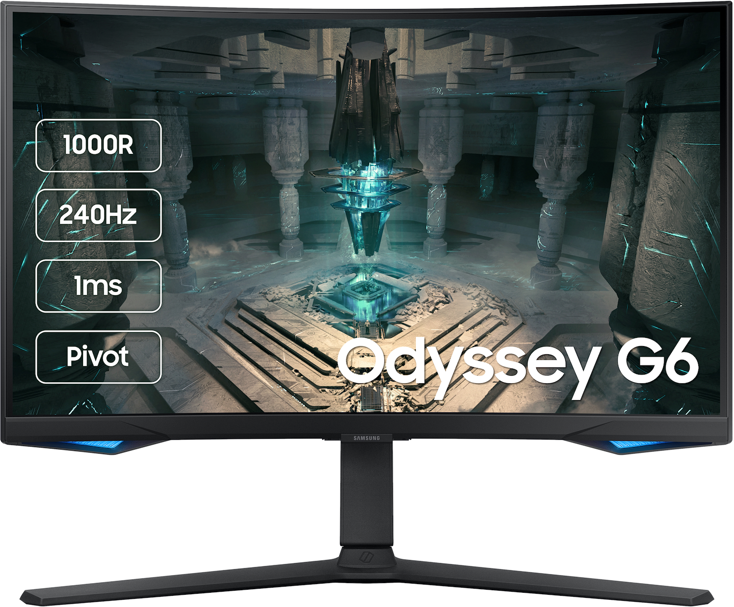 Монитор игровой Samsung Odyssey G6 SMART (LS27BG650EIXUA)