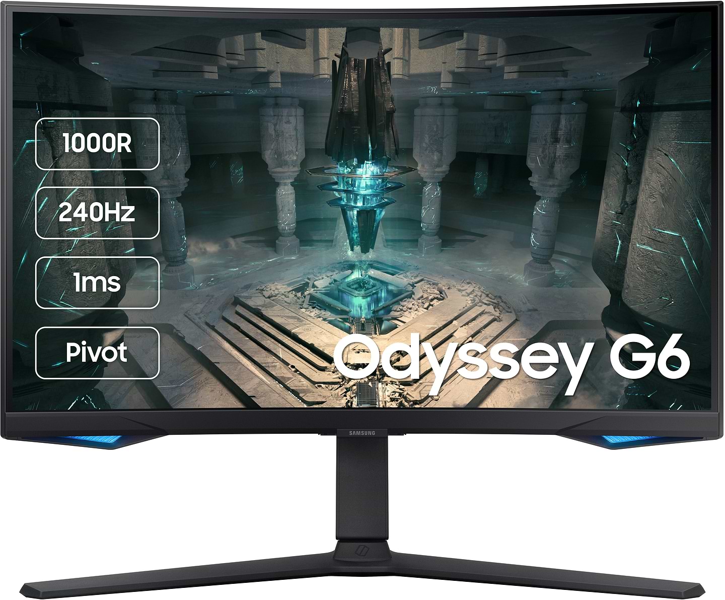 Монітор ігровий Samsung Odyssey G6 SMART (LS27BG650EIXUA) - Фото 1