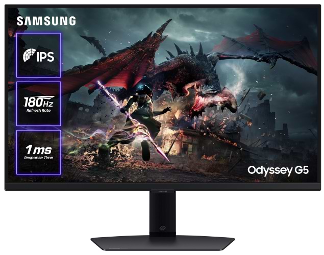 Монітор ігровий Samsung Odyssey G5 (LS27DG500EIXCI) - Фото 1