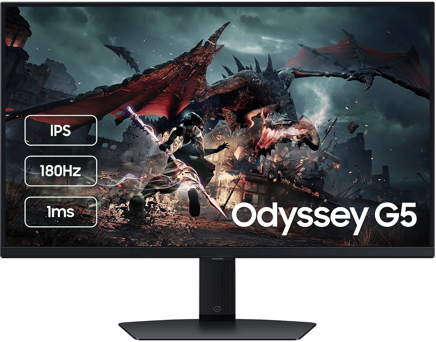 Монітор ігровий Samsung Odyssey G5 (LS27DG500EIXCI/UA)