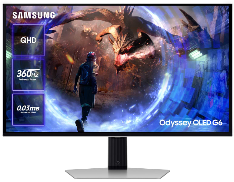 Монітор ігровий Samsung Odyssey OLED G6 (LS27DG600SIXCI) - Фото 1