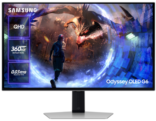 Монитор игровой Samsung Odyssey OLED G6 (LS27DG600SIXCI/UA)