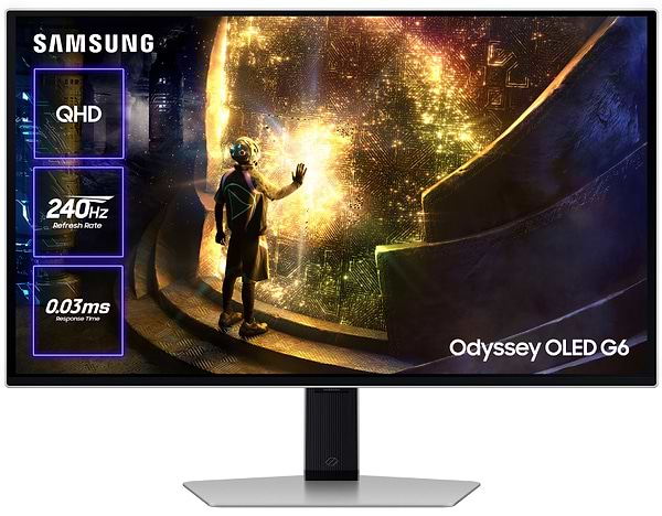 Фото - Монитор игровой Samsung Odyssey OLED G6 (LS27DG612SIXCI)