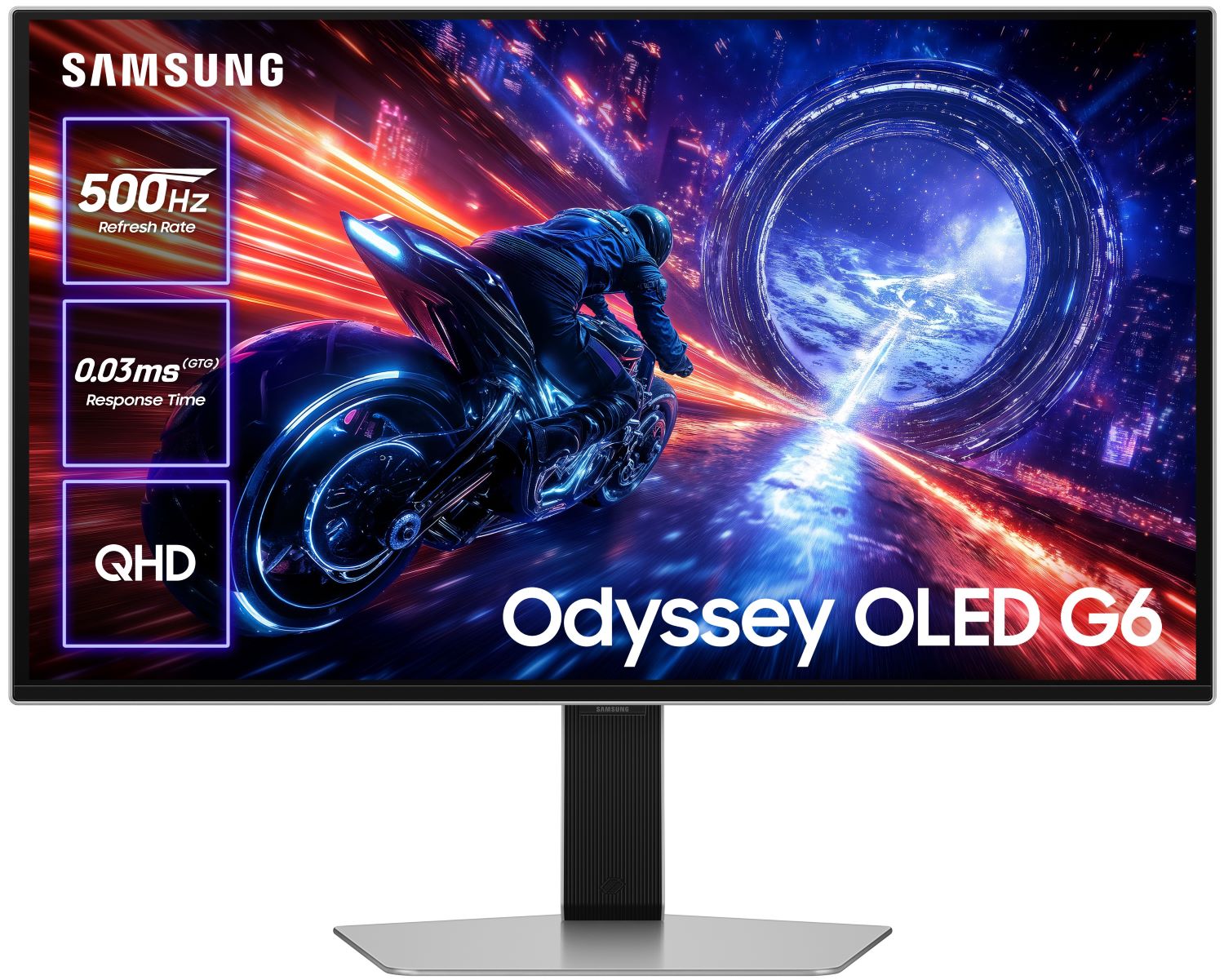 Купить Монитор игровой Samsung Odyssey OLED G6 (LS27FG602SIXUA) - Фото 1 Монитор игровой Samsung Odyssey OLED G6 (LS27FG602SIXUA) - Фото 1