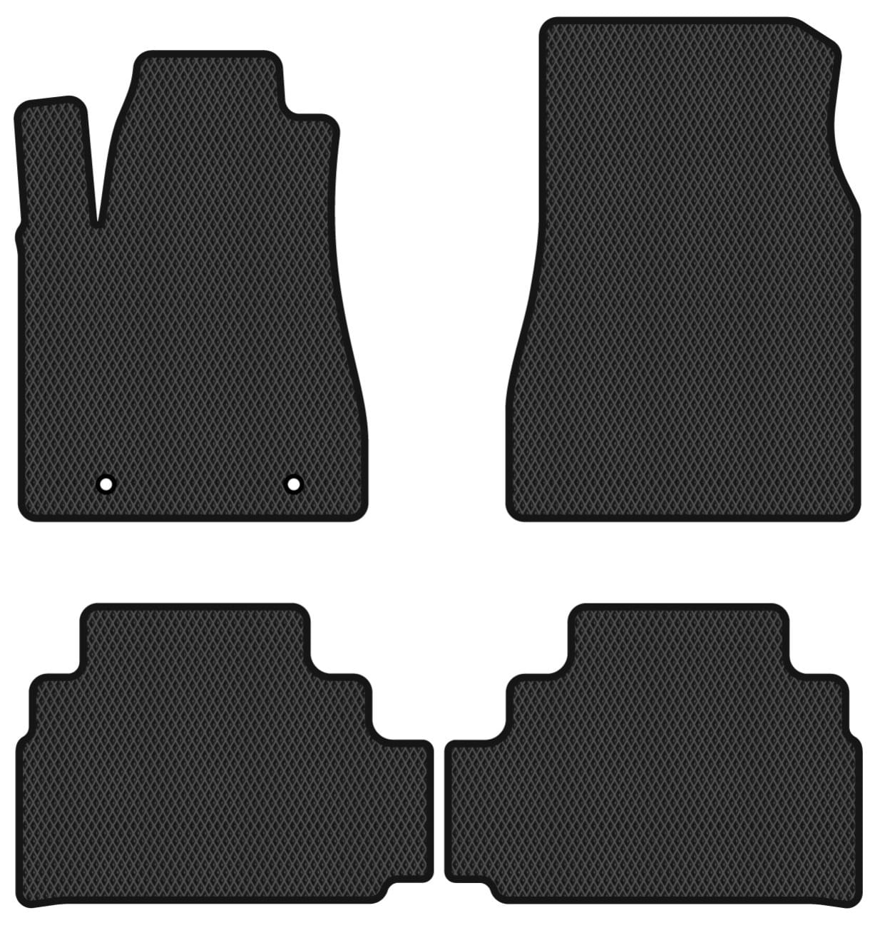 EVA коврики в салон авто EVAtech для RX 300 (2 clips) Lexus 2003-2009 2 поколение SUV EU LS31940PC4AV2RBB