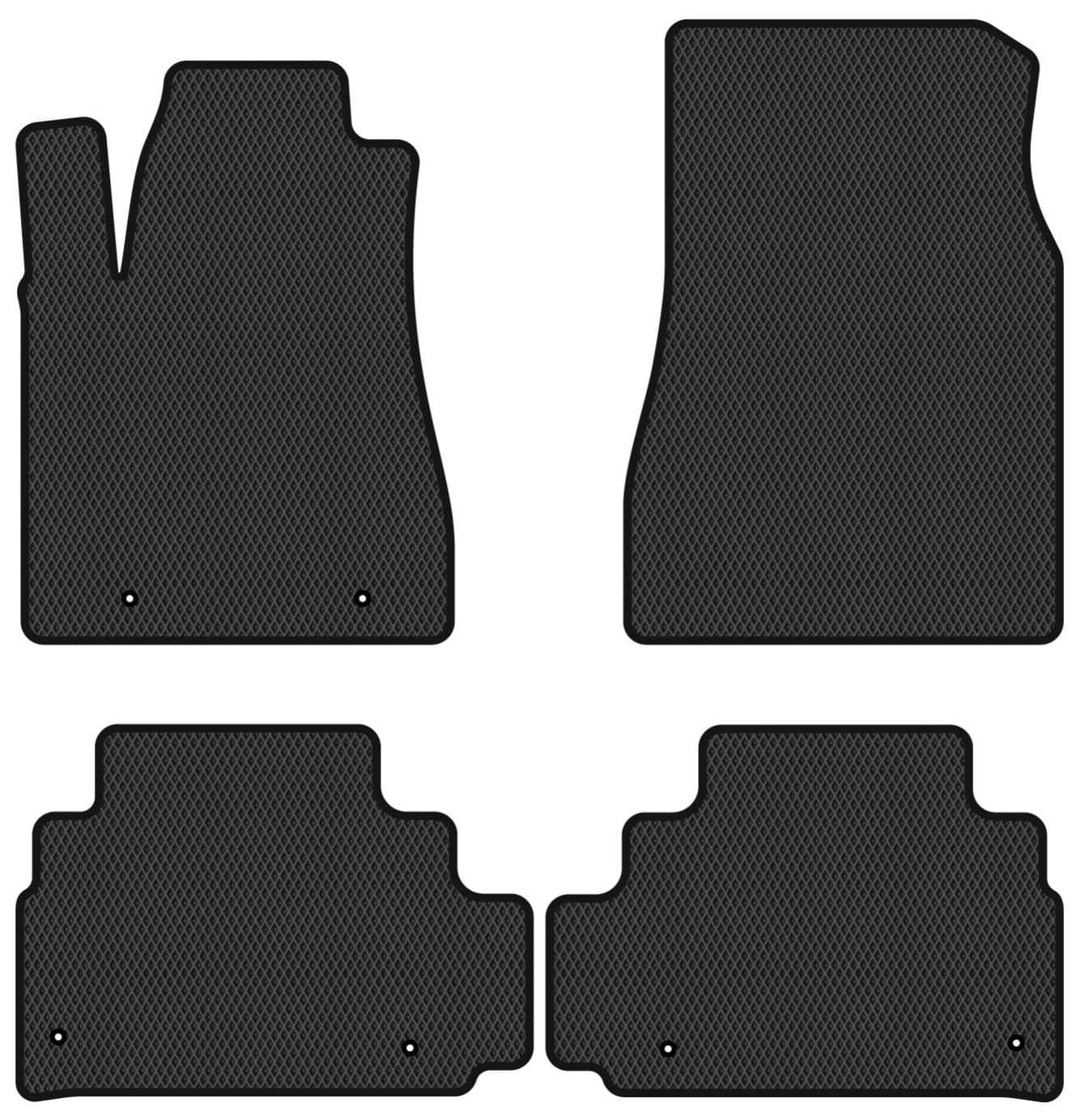 EVA коврики в салон авто EVAtech для RX 300 (6 clips) Lexus 2003-2009 2 поколение SUV EU LS32748PC4LA6RBB