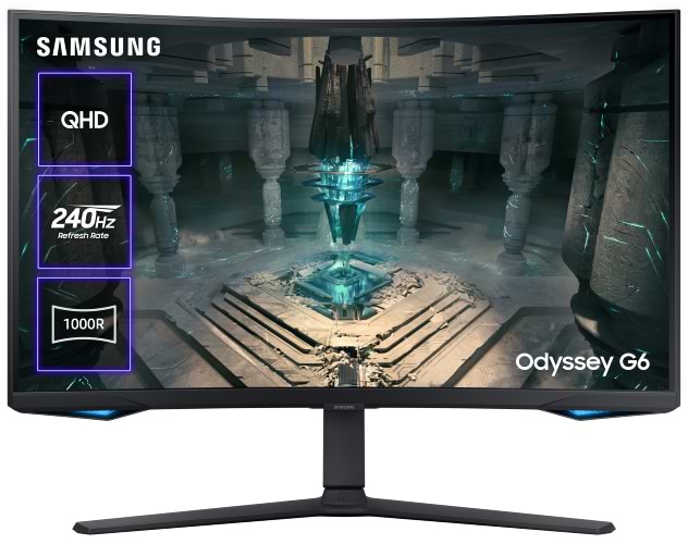 Монітор ігровий Samsung Odyssey G6 SMART (LS32BG650EIXUA) - Фото 1