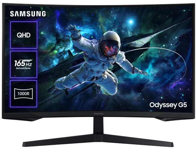 Монітор ігровий Samsung Odyssey G5 (LS32CG550EIXCI) - Фото 1