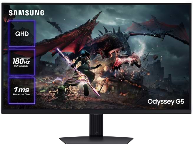 Монітор ігровий Samsung Odyssey G5 (LS32DG500EIXCI) - Фото 1