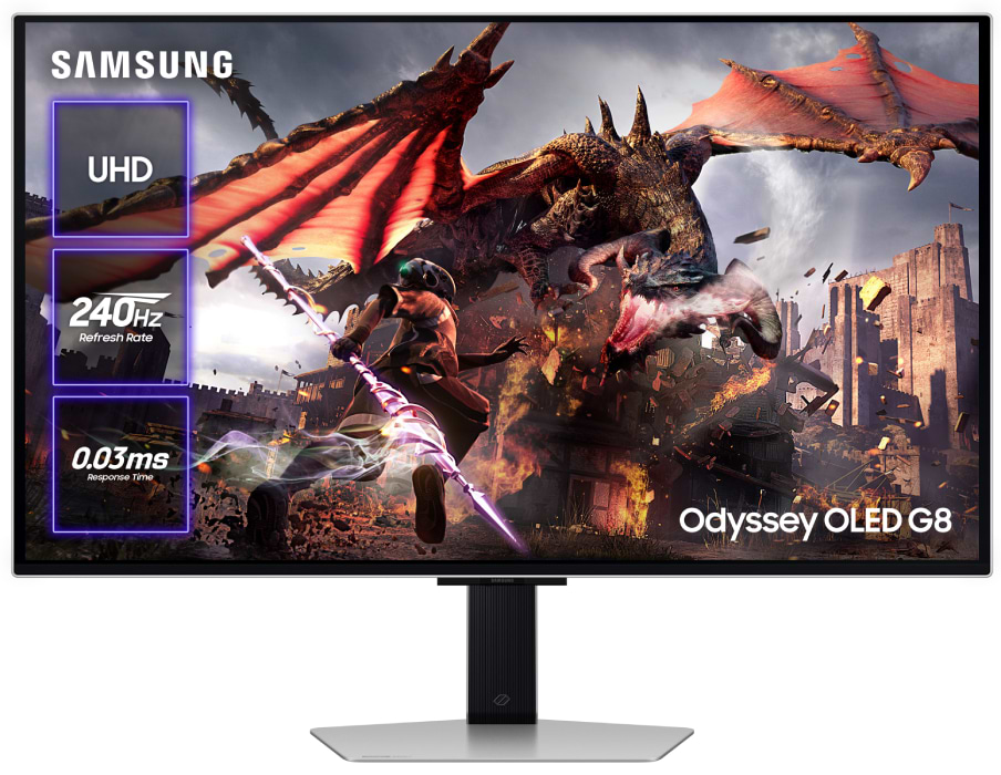 Монітор ігровий Samsung Odyssey OLED G8 SMART (LS32DG800SIXUA) - Фото 1