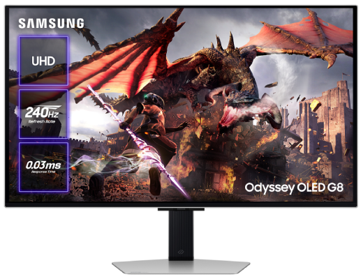 Монітор ігровий Samsung Odyssey OLED G8 SMART (LS32DG800SIXUA/ZXUA)