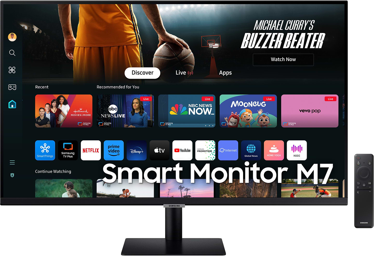 Монитор Samsung Smart M7 M70D UHD (LS32DM702UIXUA) - Фото 1