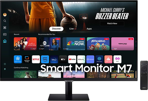 Фото - Монітор Samsung Smart M7 M70D UHD (LS32DM702UIXUA)